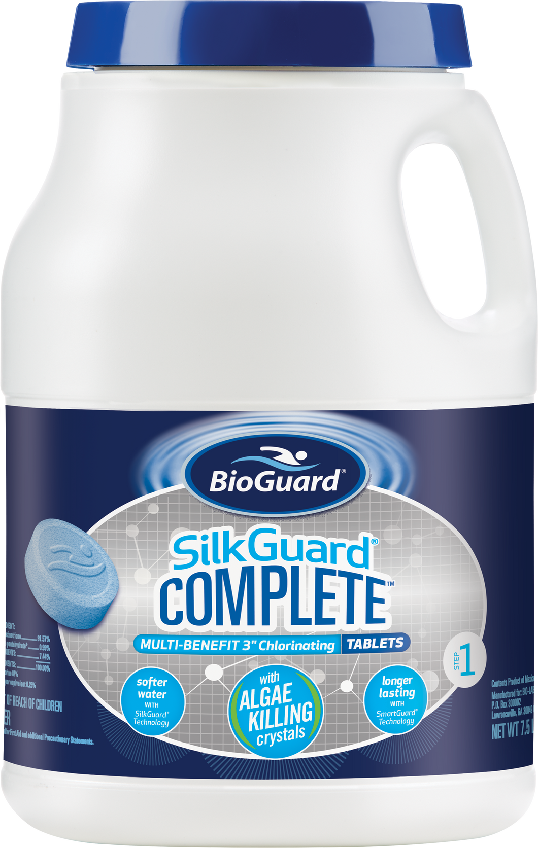 SilkGuard Complete 3 Inch Chlorine Tabs 7.5lb